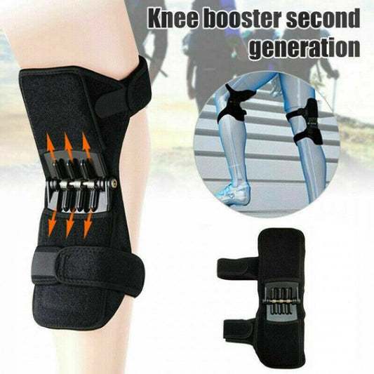 Knee Booster, Spring Knee Pad Breathable Knee Booster Power Lift Knee Protection Booster Patella Stabilizer Protector Joint Pain Relief Mountaineering Deep Care